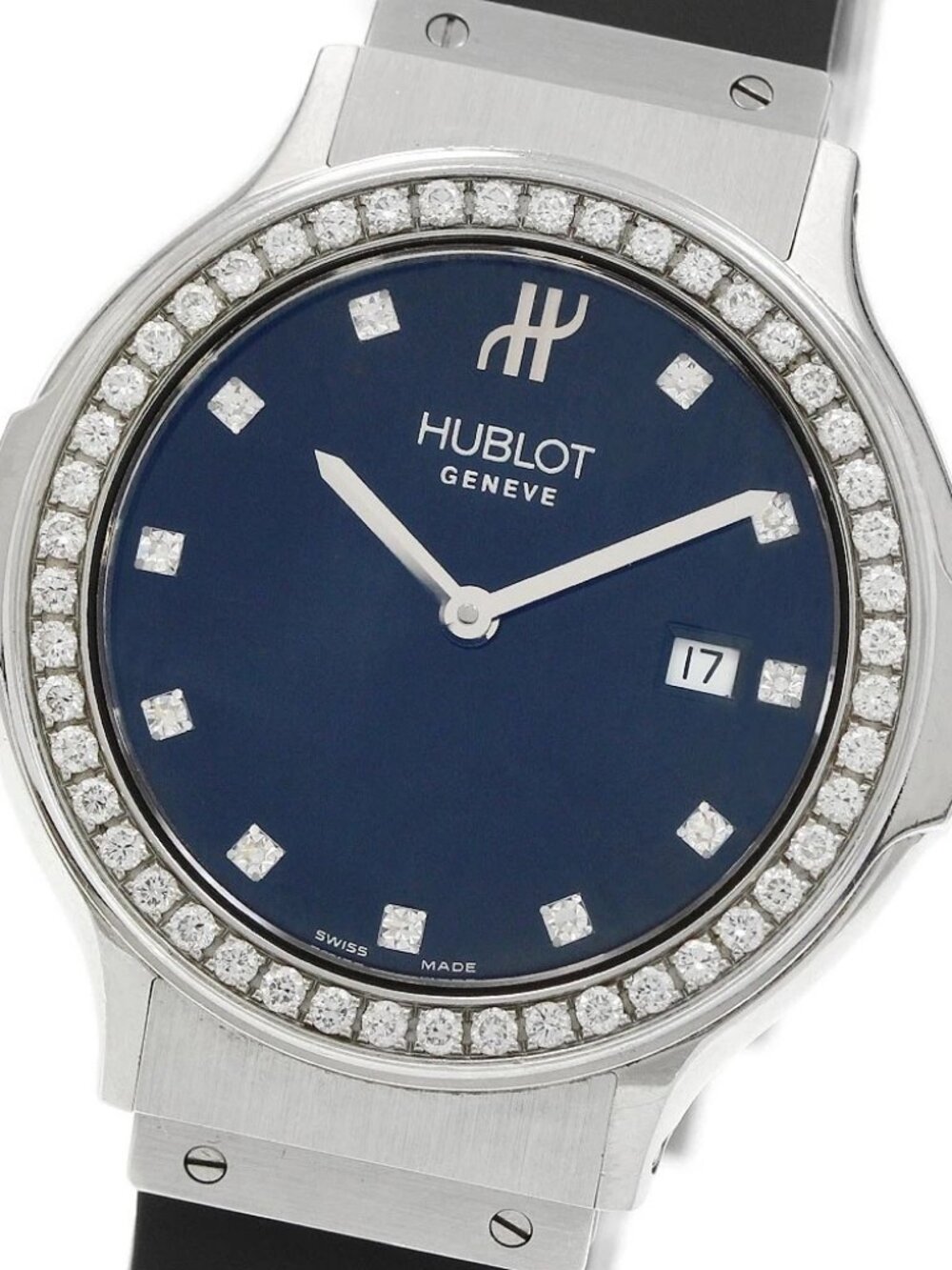 HUBLOT Classic Tradition 11P diamond bezel Quartz Ladies Watch_952464